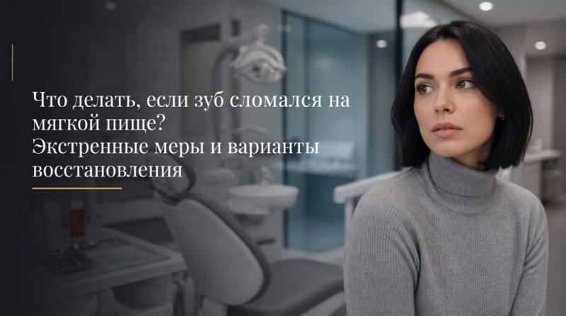 Что делать, если зуб сломался на мягкой пище? Экстренные меры и варианты восстановления