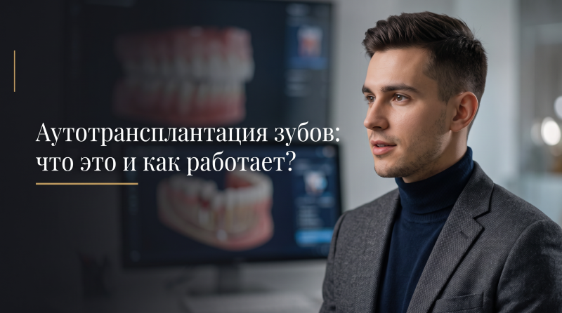 Аутотрансплантация зубов: что это и как работает?