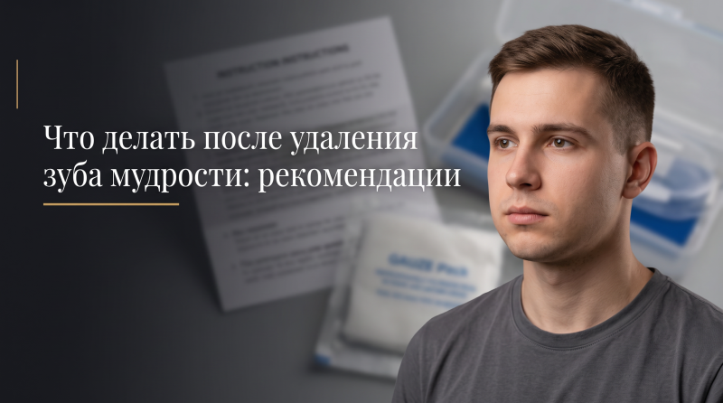 Что делать после удаления зуба мудрости: рекомендации