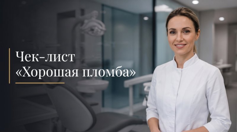 Чек-лист «Хорошая пломба»