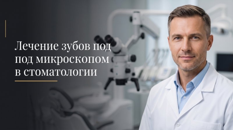 Лечение зубов под микроскопом в стоматологии